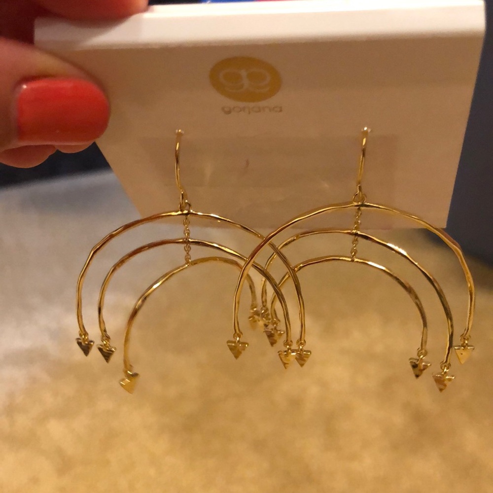 Earrings, 18k gold plated by gorjana 🍒New